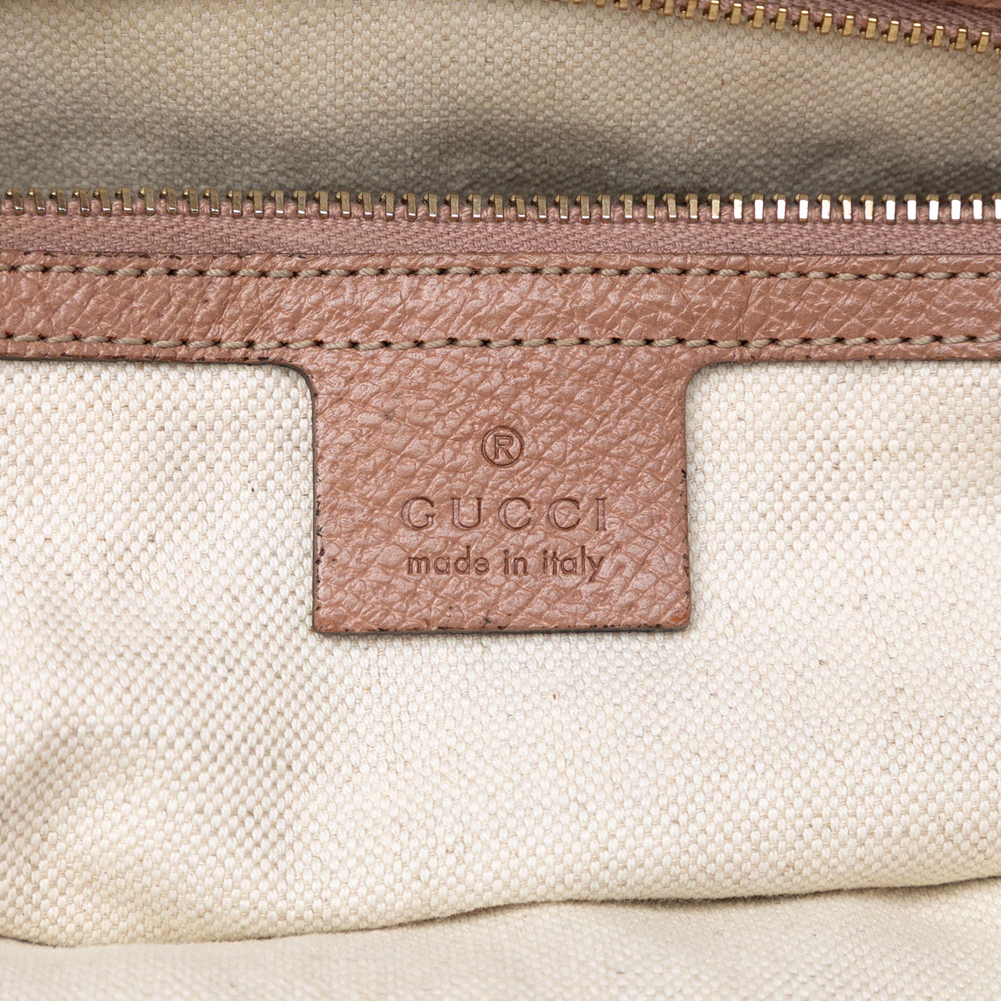 Gucci GG Canvas and Leather Bree Tote