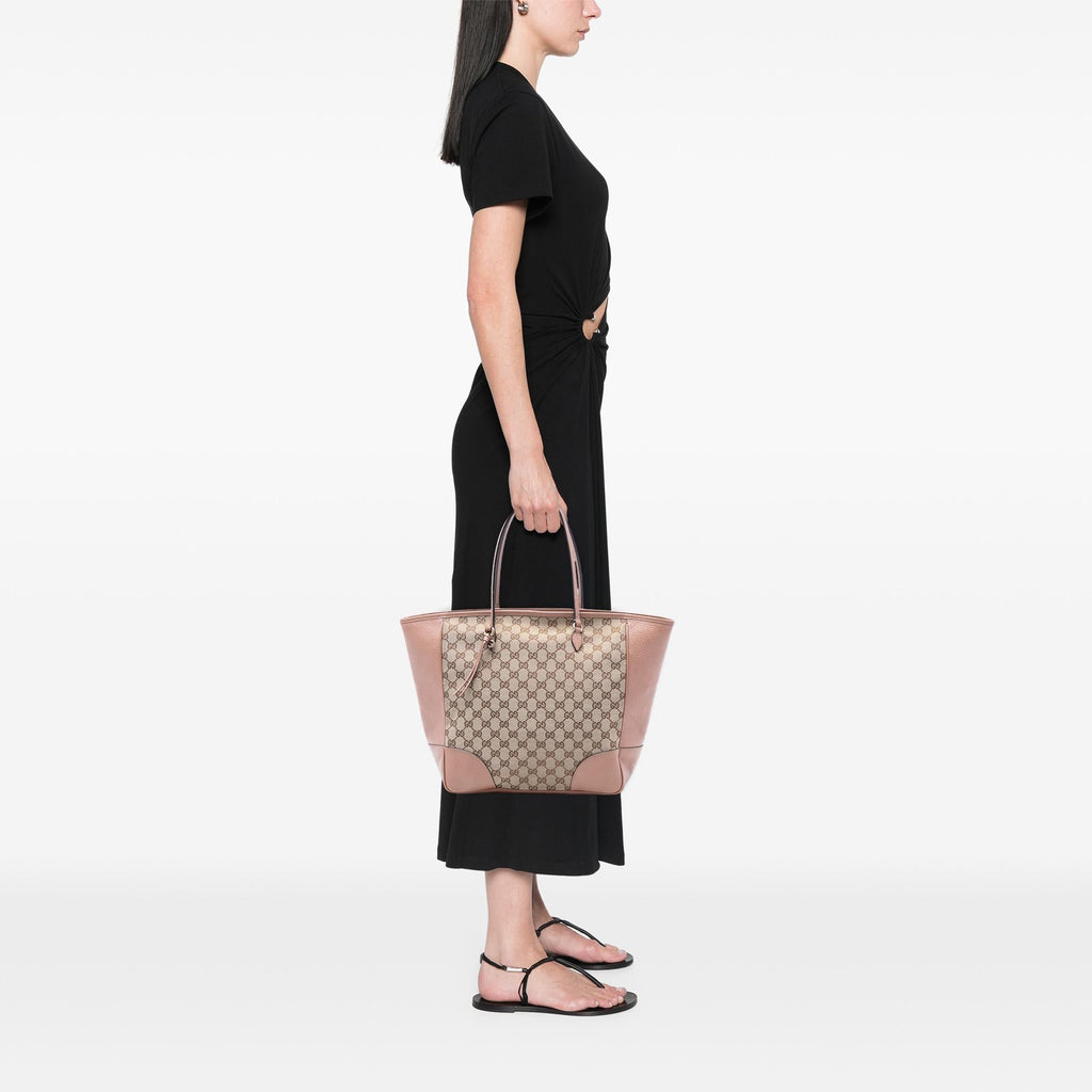 Gucci GG Canvas and Leather Bree Tote