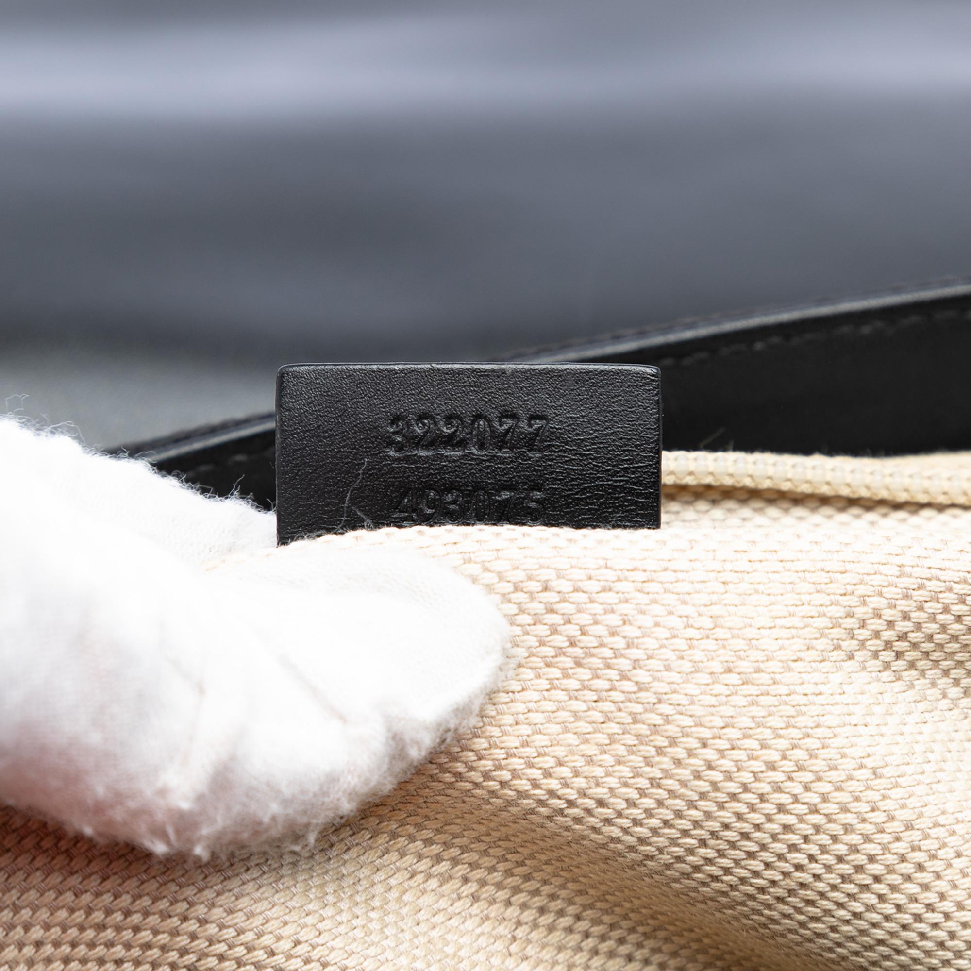 Gucci GG Canvas and Leather Crossbody