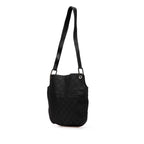 Gucci GG Canvas and Leather Shoulder Bag