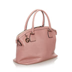 Gucci GG Charm Dome Leather Satchel (SHG-32882)