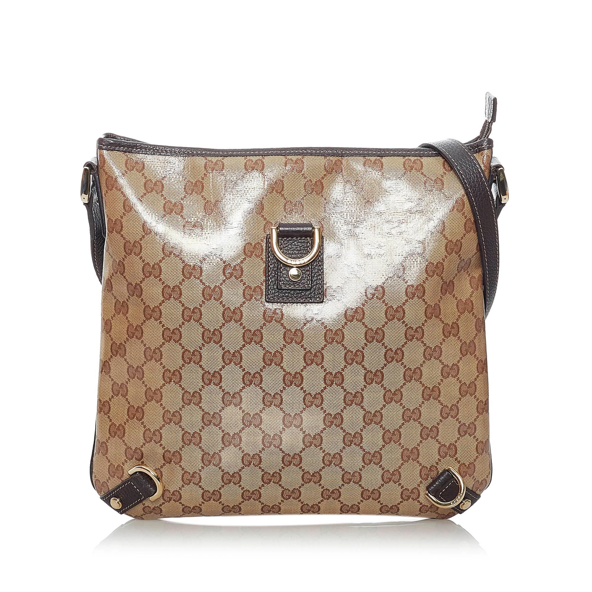Gucci GG Crystal Abbey D-Ring Crossbody Bag (SHG-30153)