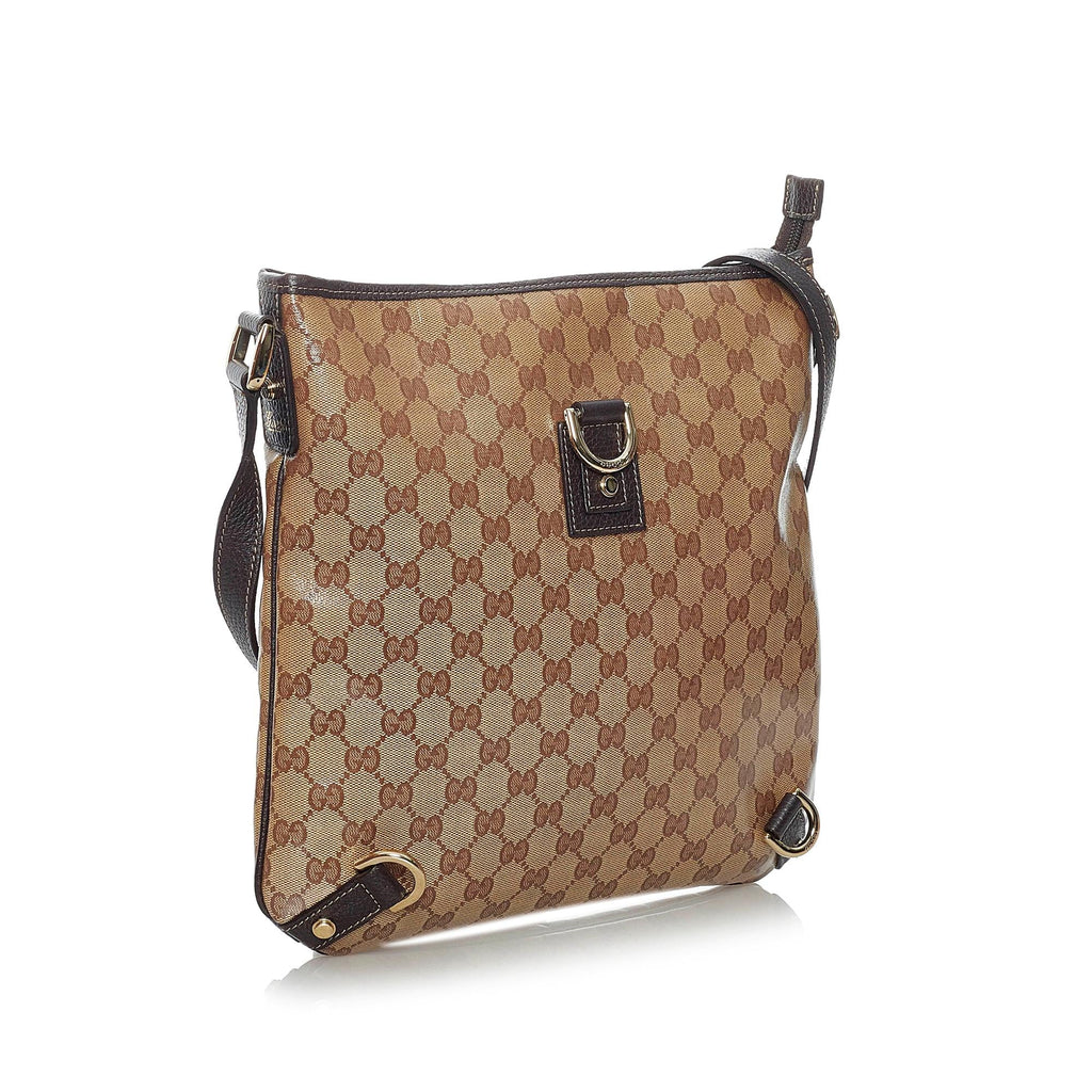 Gucci GG Crystal Abbey D-Ring Crossbody Bag (SHG-30153)