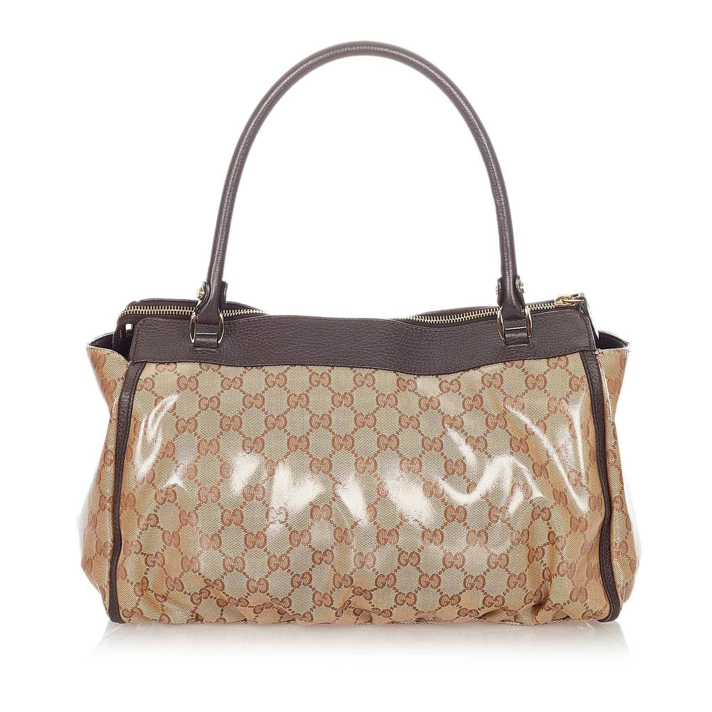 Gucci GG Crystal Abbey-D Ring Tote Bag (SHG-21367)