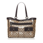 Gucci GG Crystal Abbey D Ring Tote Bag (SHG-31383)