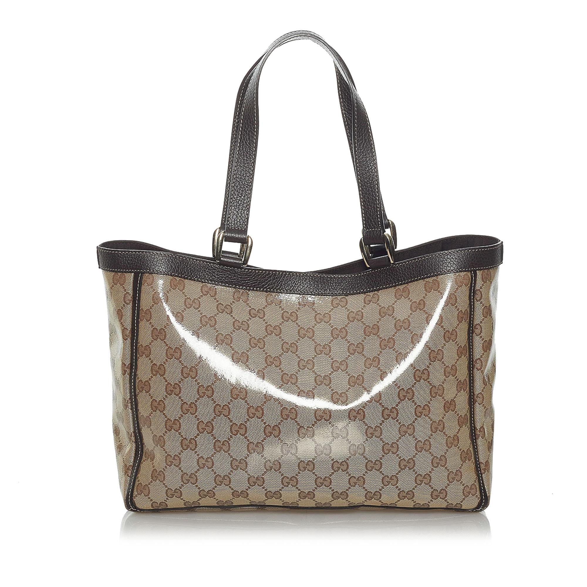 Gucci GG Crystal Abbey D Ring Tote Bag (SHG-33944)