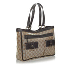 Gucci GG Crystal Abbey D Ring Tote Bag (SHG-33944)