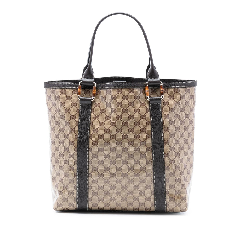 Gucci GG Crystal Bamboo Shopper Tote
