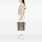 Gucci GG Crystal Bamboo Shopper Tote