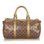 Gucci GG Crystal Boston Bag (SHG-24515)