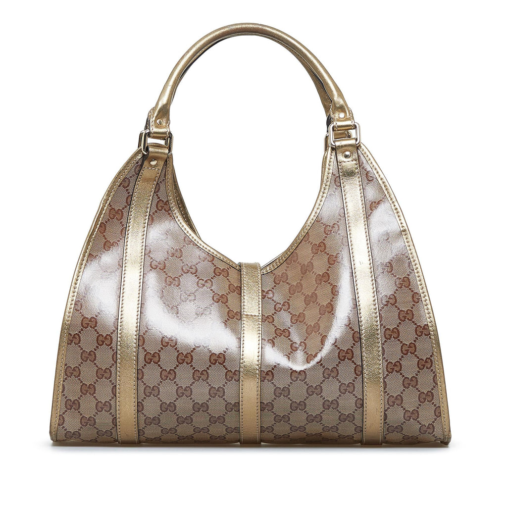 Gucci GG Crystal Jackie Shoulder Bag (SHG-GAiqrC)