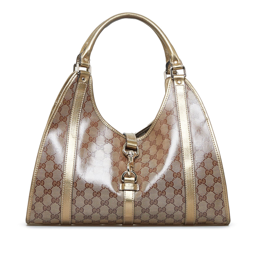 Gucci GG Crystal Jackie Shoulder Bag (SHG-GAiqrC)