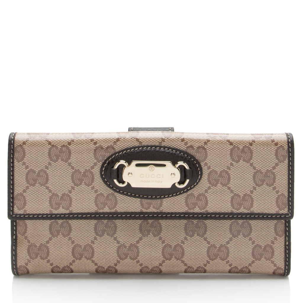 Gucci GG Crystal Logo Wallet