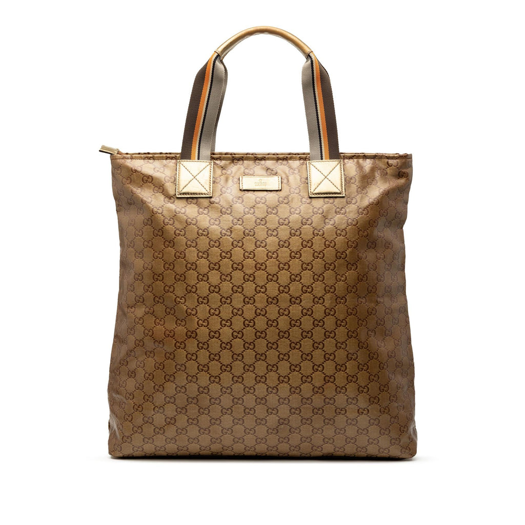 Gucci GG Crystal Vertical Web Tote