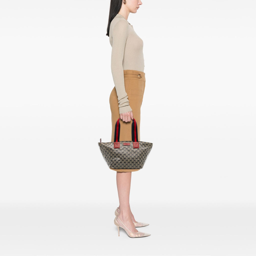 Gucci GG Crystal Web Tote