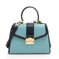 Gucci GG Debossed Leather Small Top Handle (SHF-ur1BGP)