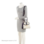 Gucci GG Debossed Leather Small Top Handle (SHF-hGmUB9)