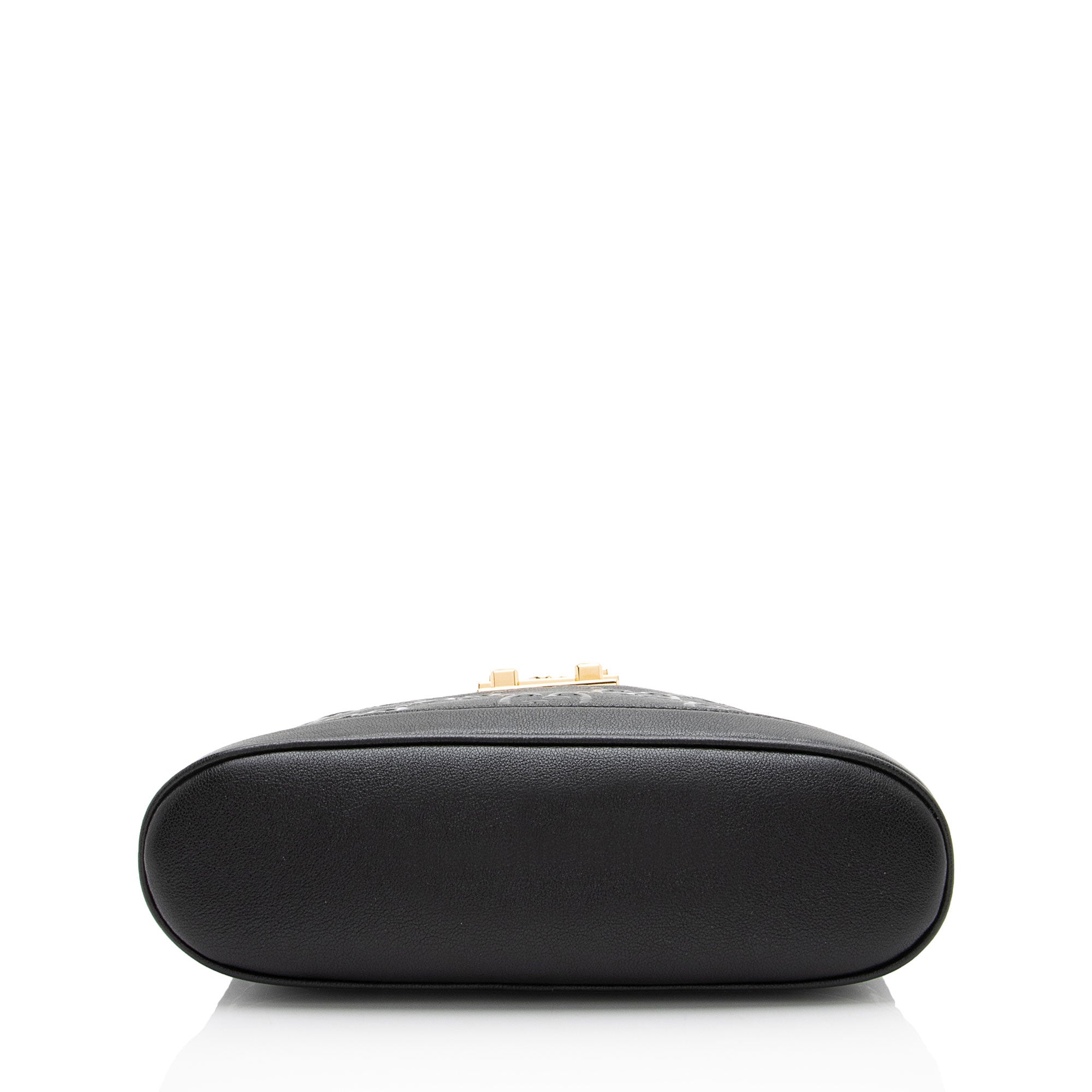 Gucci GG Debossed Leather Wonka Chain Shoulder Bag