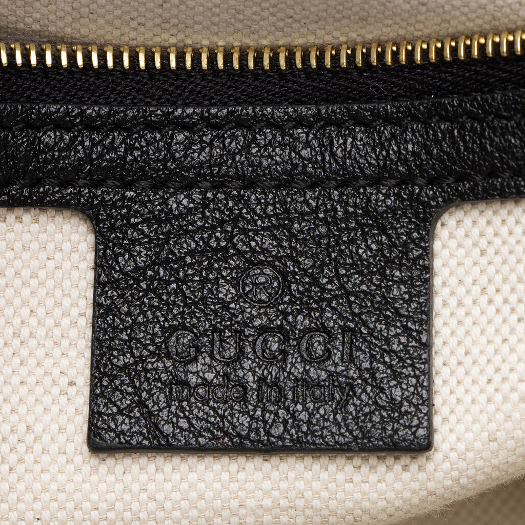 Gucci GG Debossed Leather Wonka Chain Shoulder Bag