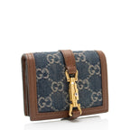 Gucci GG Denim Jackie 1961 Card Case (SHF-iZQjy3)