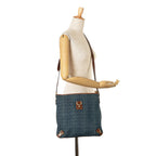 Gucci GG Denim Abbey D Ring Crossbody