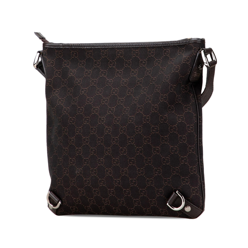 Gucci GG Denim Abbey D Ring Crossbody
