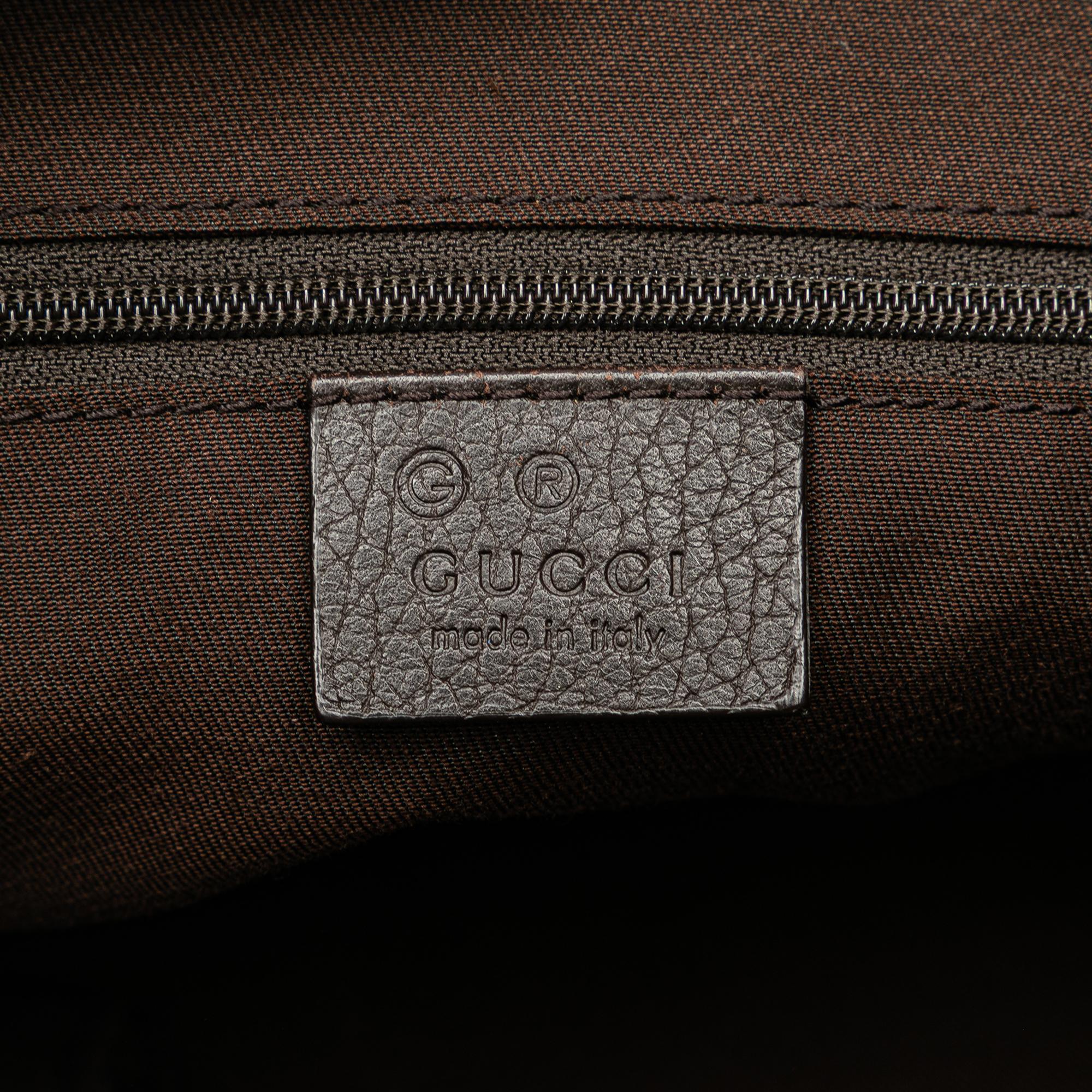Gucci GG Denim Abbey D Ring Crossbody