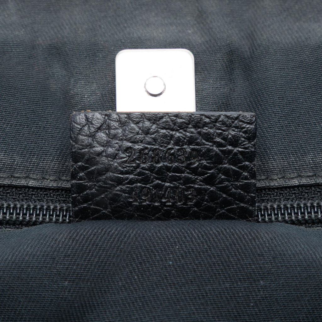 Gucci GG Denim Abbey D Ring Pocket Tote