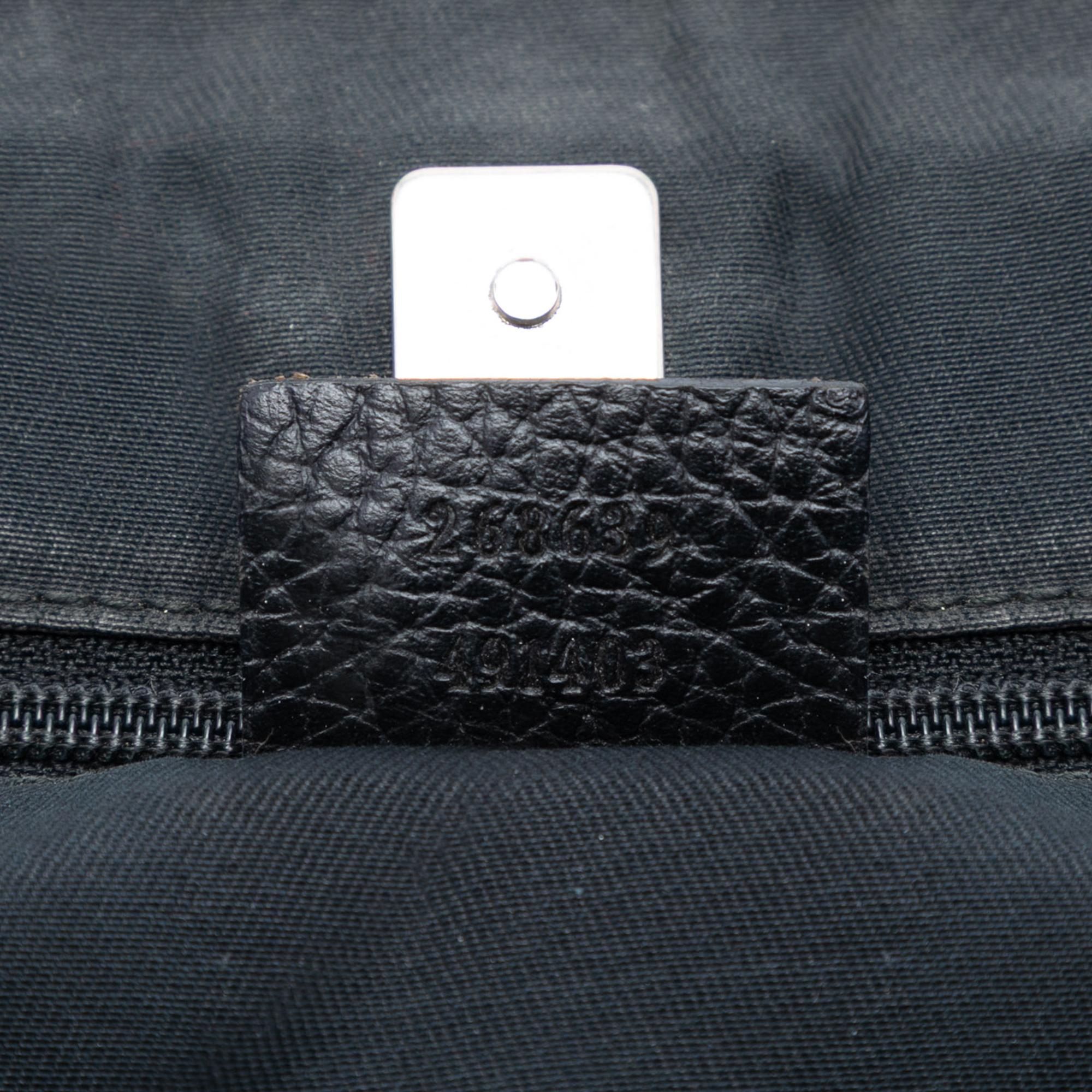Gucci GG Denim Abbey D Ring Pocket Tote