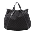 Gucci GG Denim Abbey D Ring Satchel