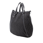 Gucci GG Denim Abbey D Ring Satchel