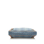 Gucci GG Denim Abbey D-Ring Shoulder Bag (SHG-34010)