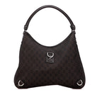 Gucci GG Denim Abbey D Ring Shoulder Bag