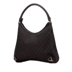 Gucci GG Denim Abbey D Ring Shoulder Bag
