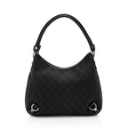 Gucci GG Denim Abbey Small Hobo