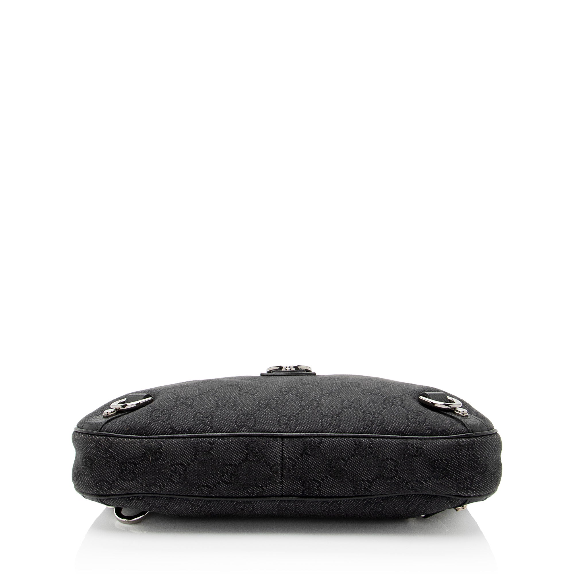 Gucci GG Denim Abbey Small Hobo