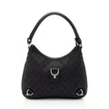 Gucci GG Denim Abbey Small Hobo