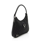 Gucci GG Denim Abbey Small Hobo