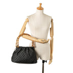 Gucci GG Denim Bamboo Handbag (SHG-XpUfPr)