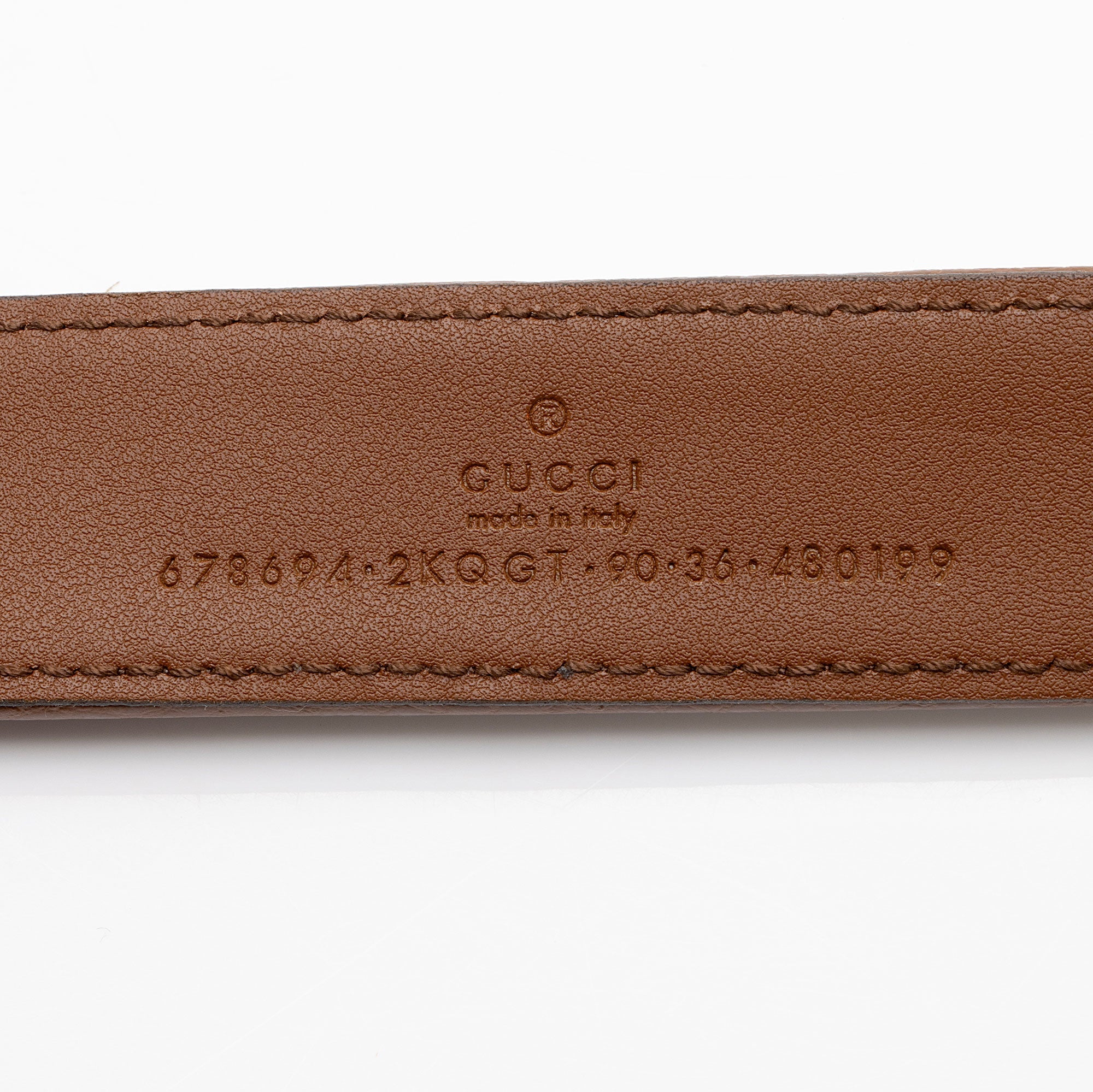 Gucci GG Denim Belt - Size 36 / 92 (SHF-SmmPsH)