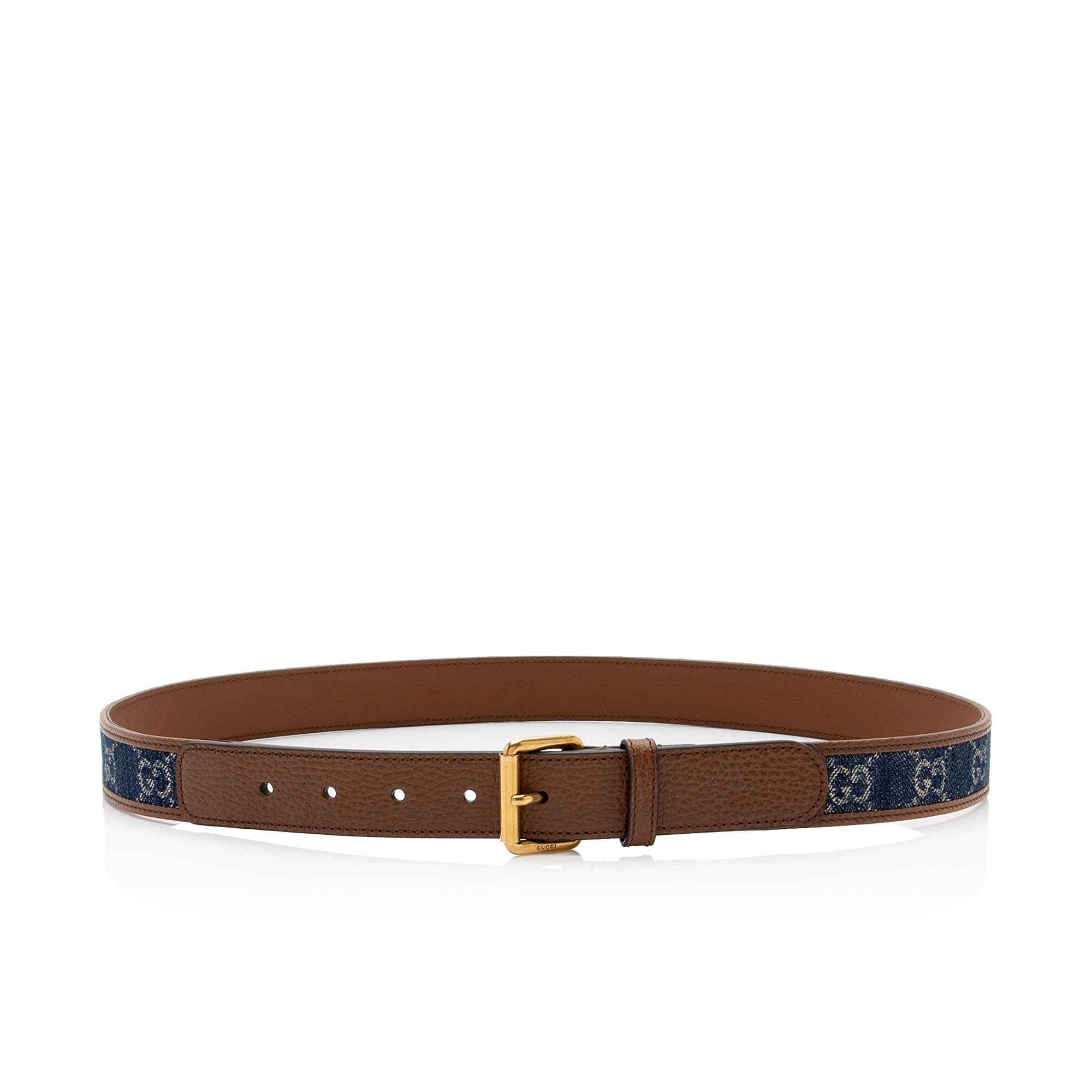 Gucci GG Denim Belt - Size 36 / 92 (SHF-HduAFP)