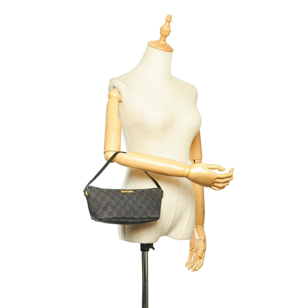 Gucci GG Denim Boat Baguette (SHG-22301)