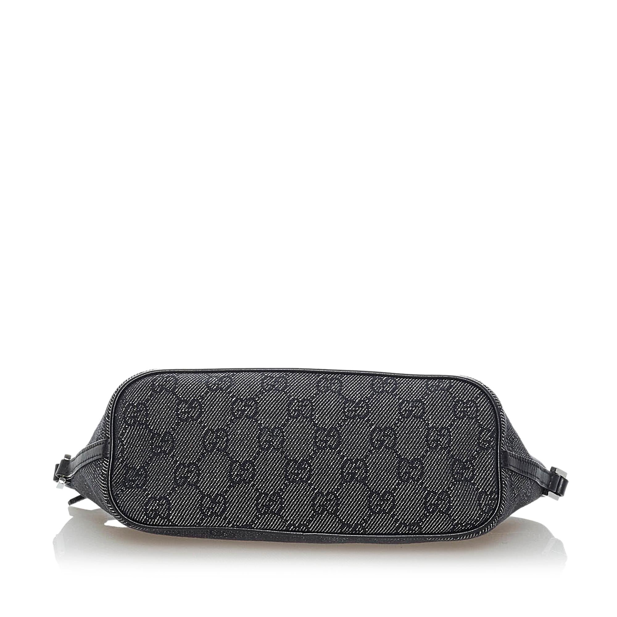Gucci GG Denim Boat Baguette (SHG-32788)