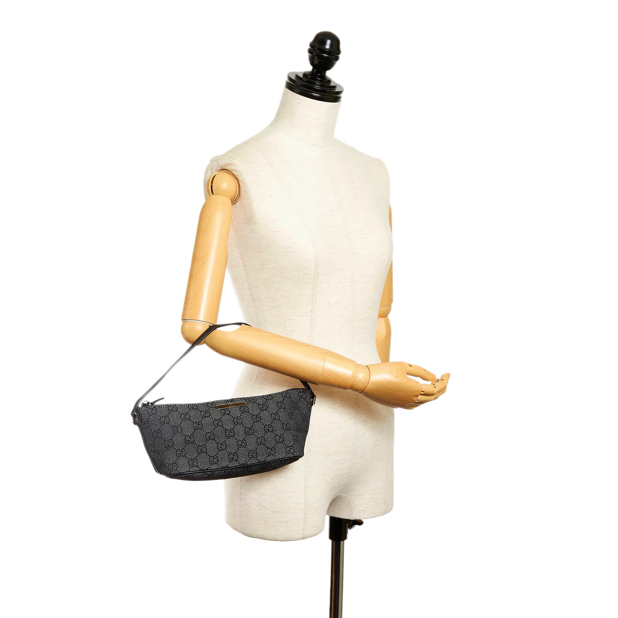 Gucci GG Denim Boat Baguette (SHG-32788)