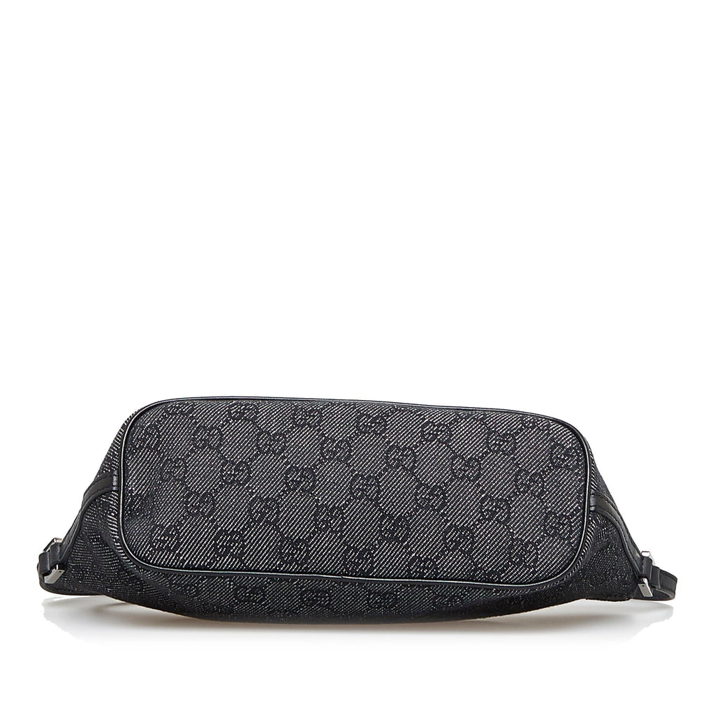 Gucci GG Denim Boat Baguette (SHG-2yQjKr)