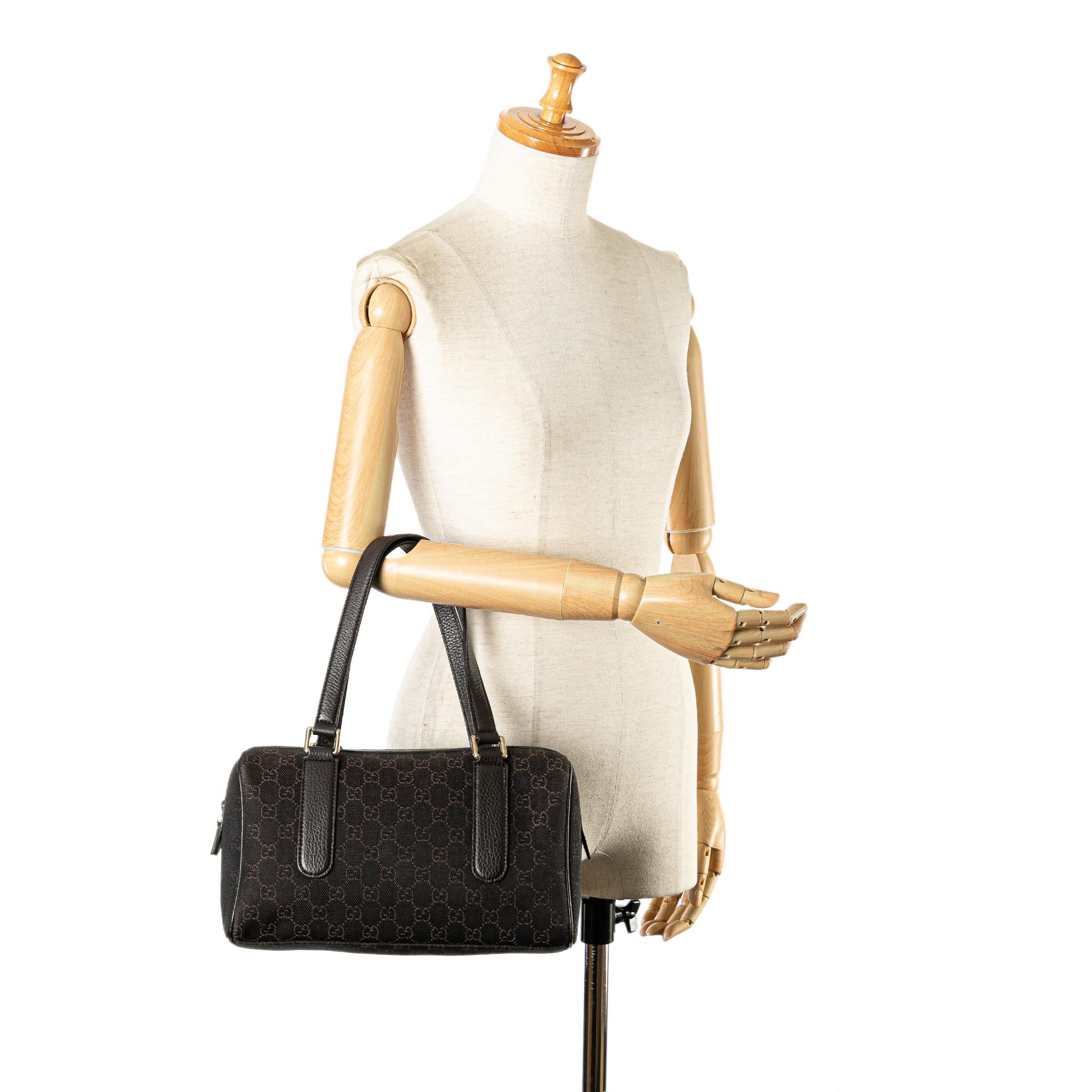Gucci GG Denim Boston Bag (SHG-ivM0my)