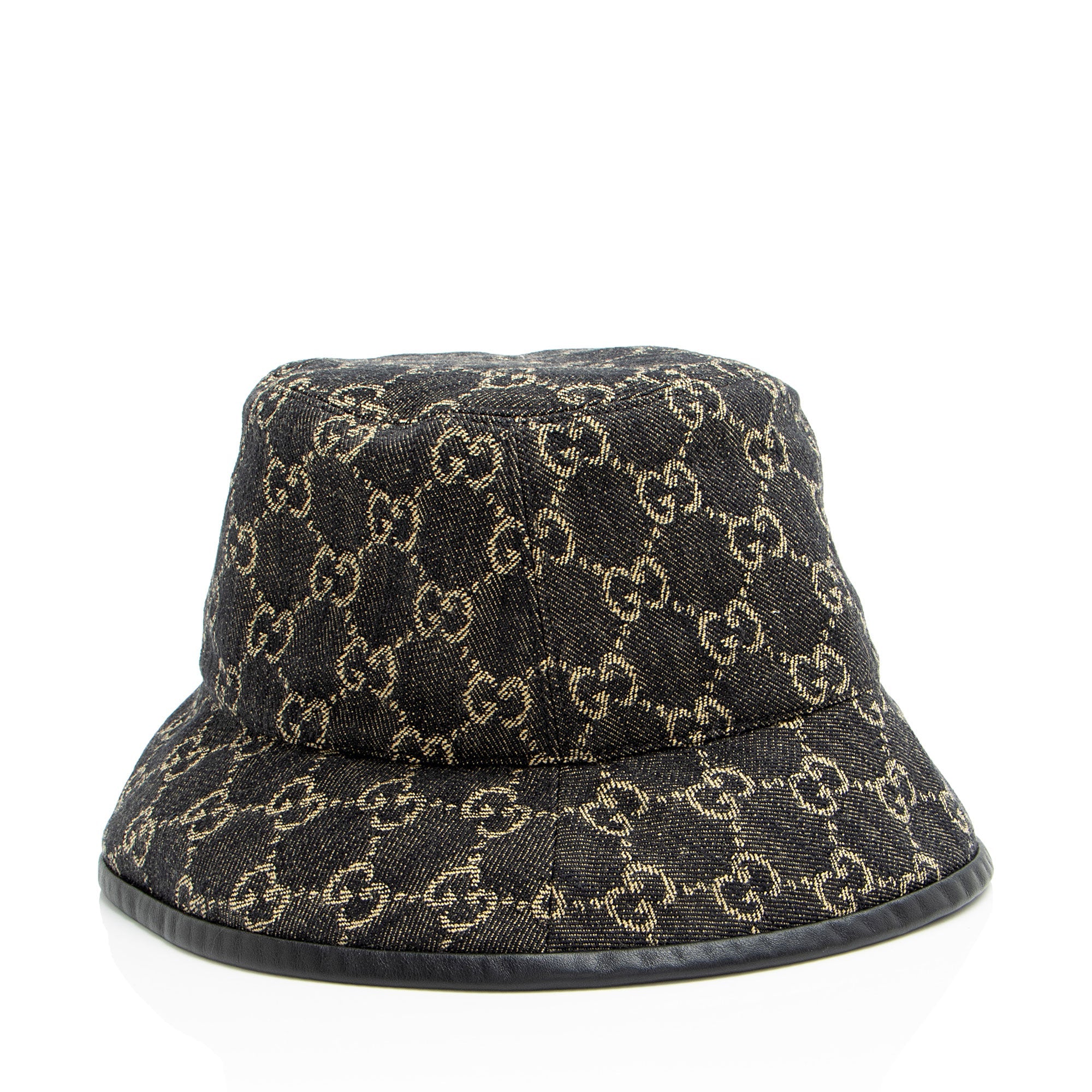 Gucci GG Denim Bucket Hat - Size M