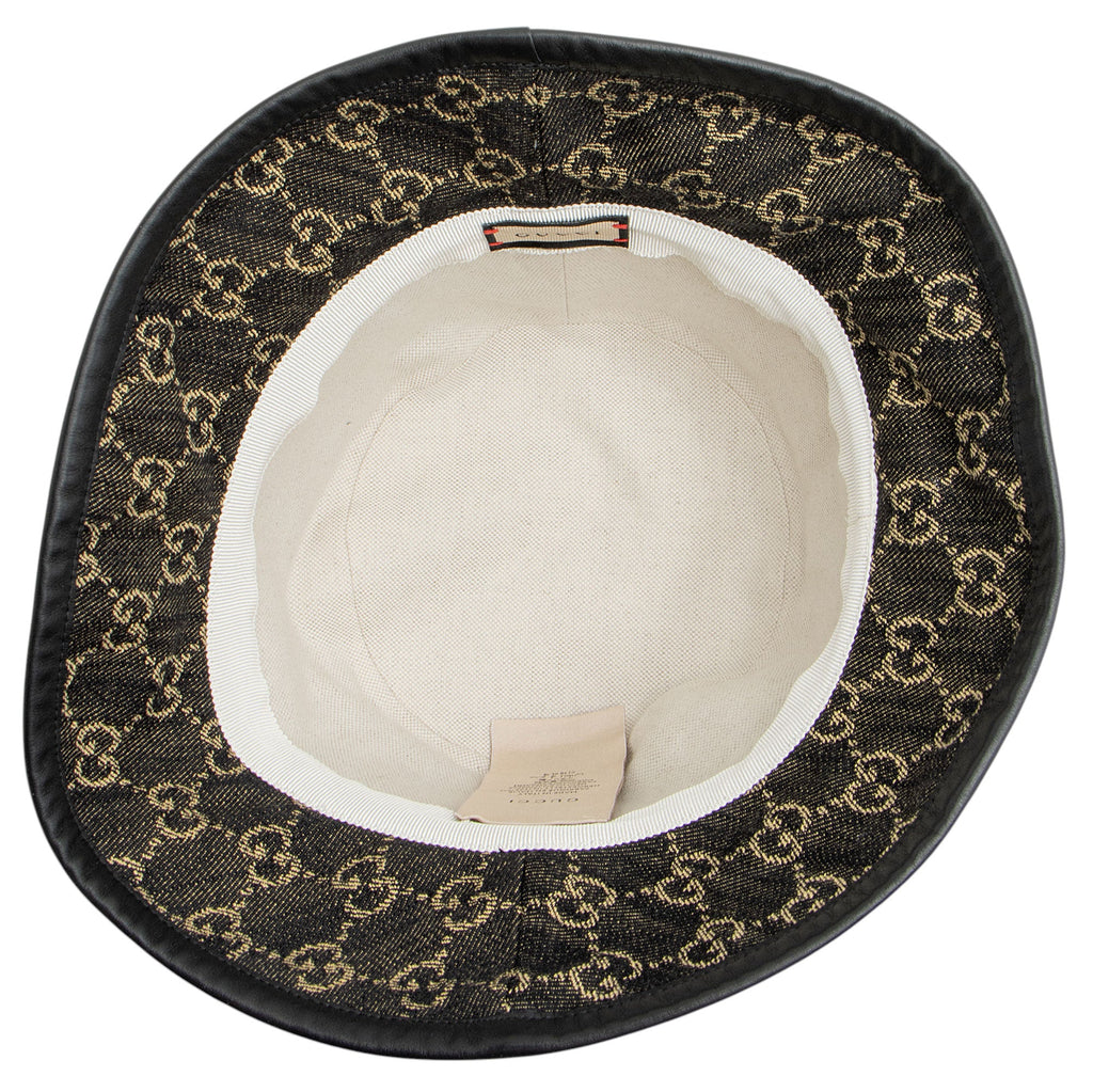Gucci GG Denim Bucket Hat - Size M