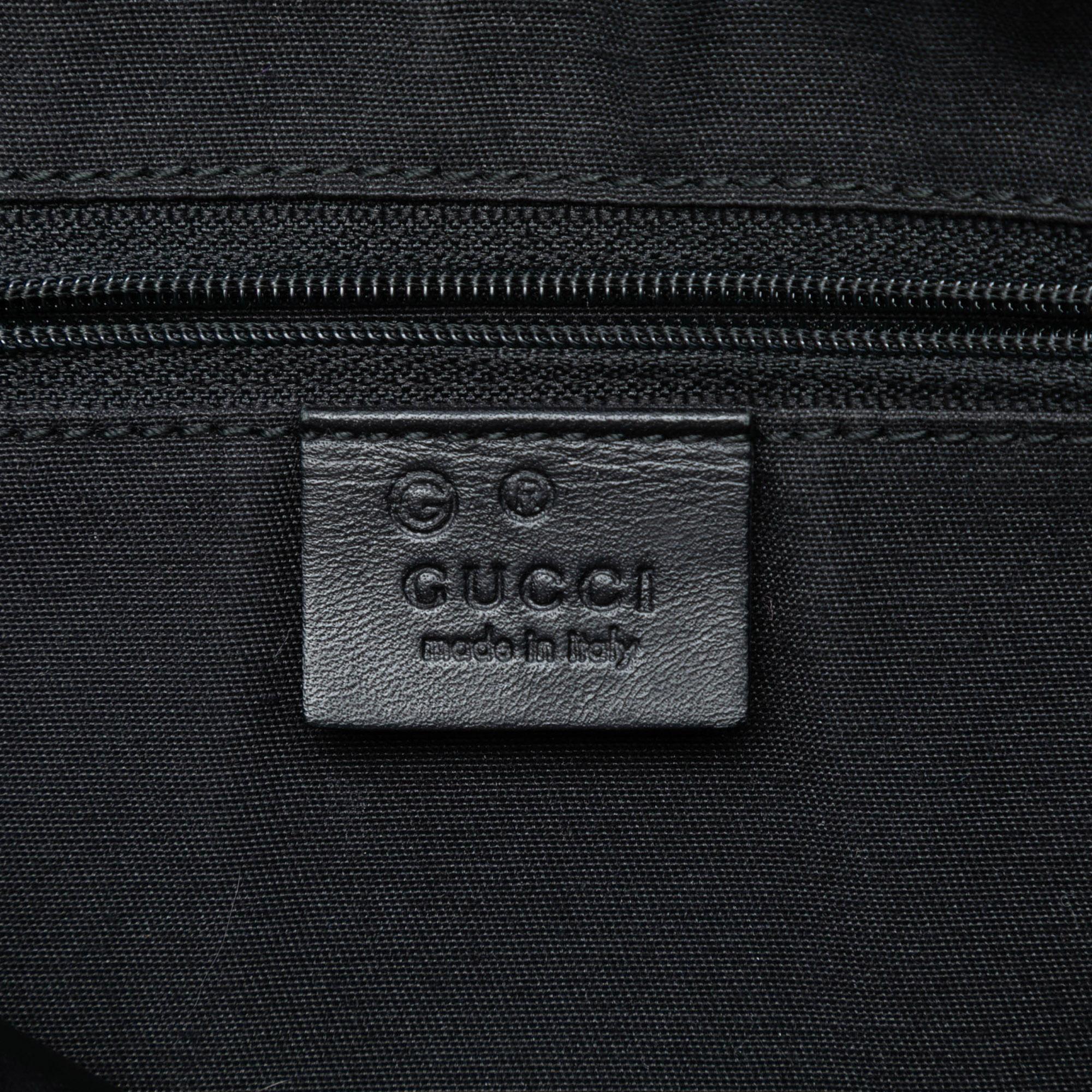 Gucci GG Denim Charmy Boston Bag