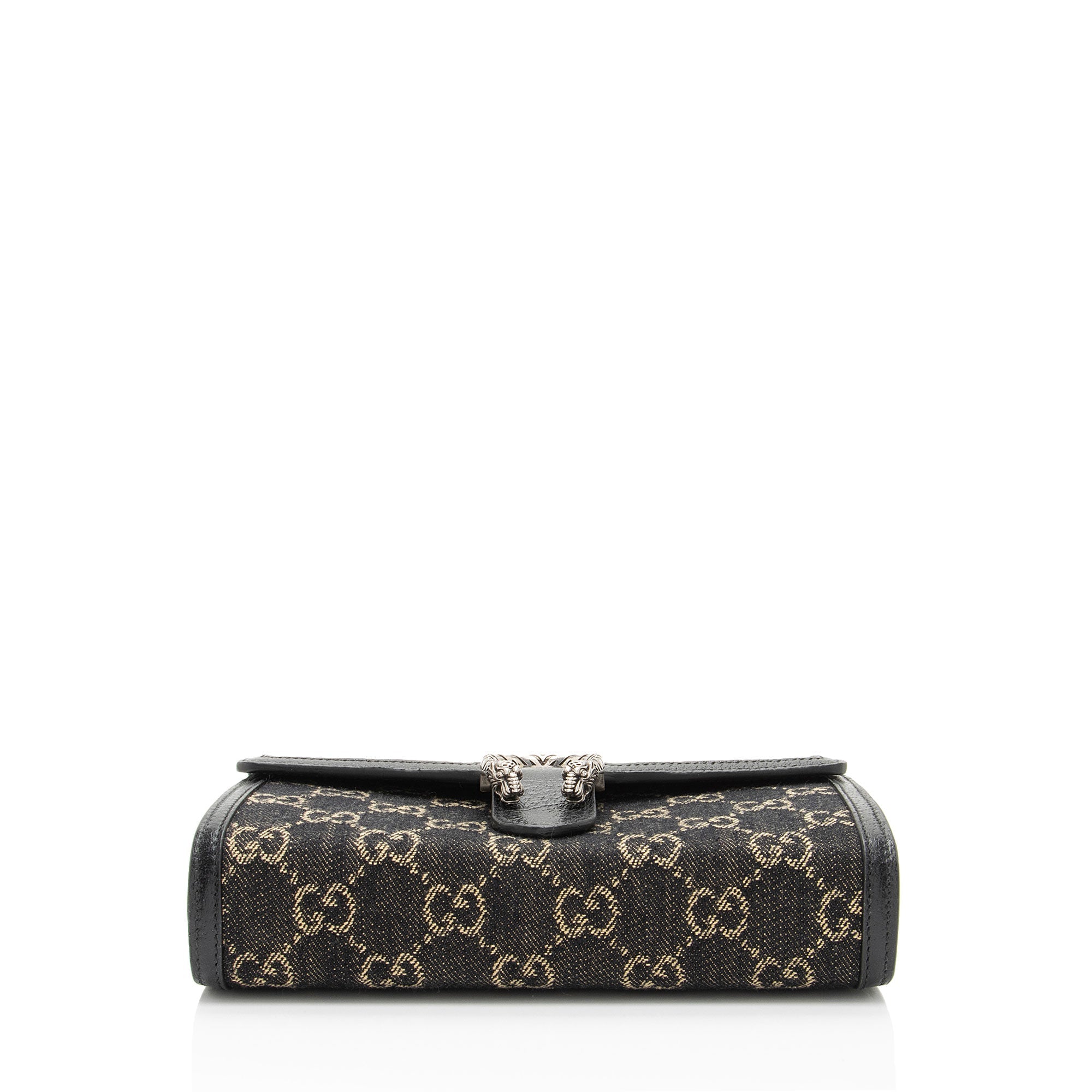 Gucci GG Denim Dionysus Chain Wallet (SHF-Y4jnLT)